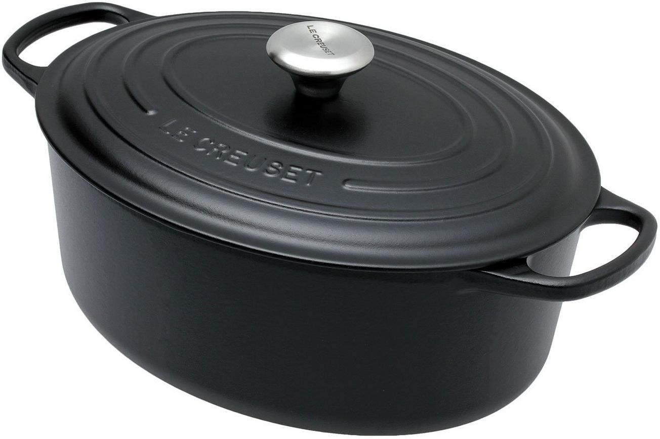 Le Creuset braadpan - cocotte ovaal 31cm, 6,3L zwart