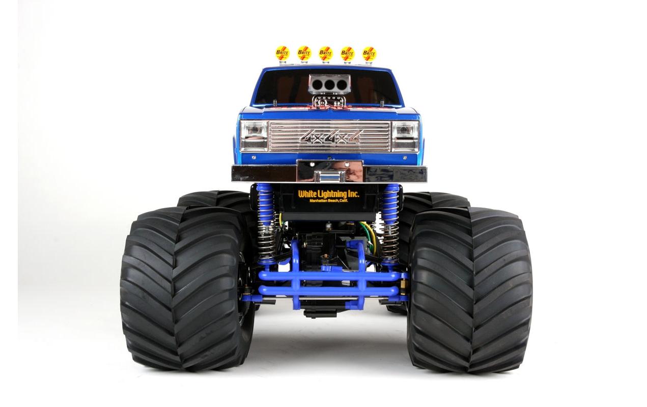 Monster Truck Super Clod Buster 4WD / 4WS Bausatz, 1:10<br>Zweimotoriger Monstertruck mit 4-Rad Lenkung