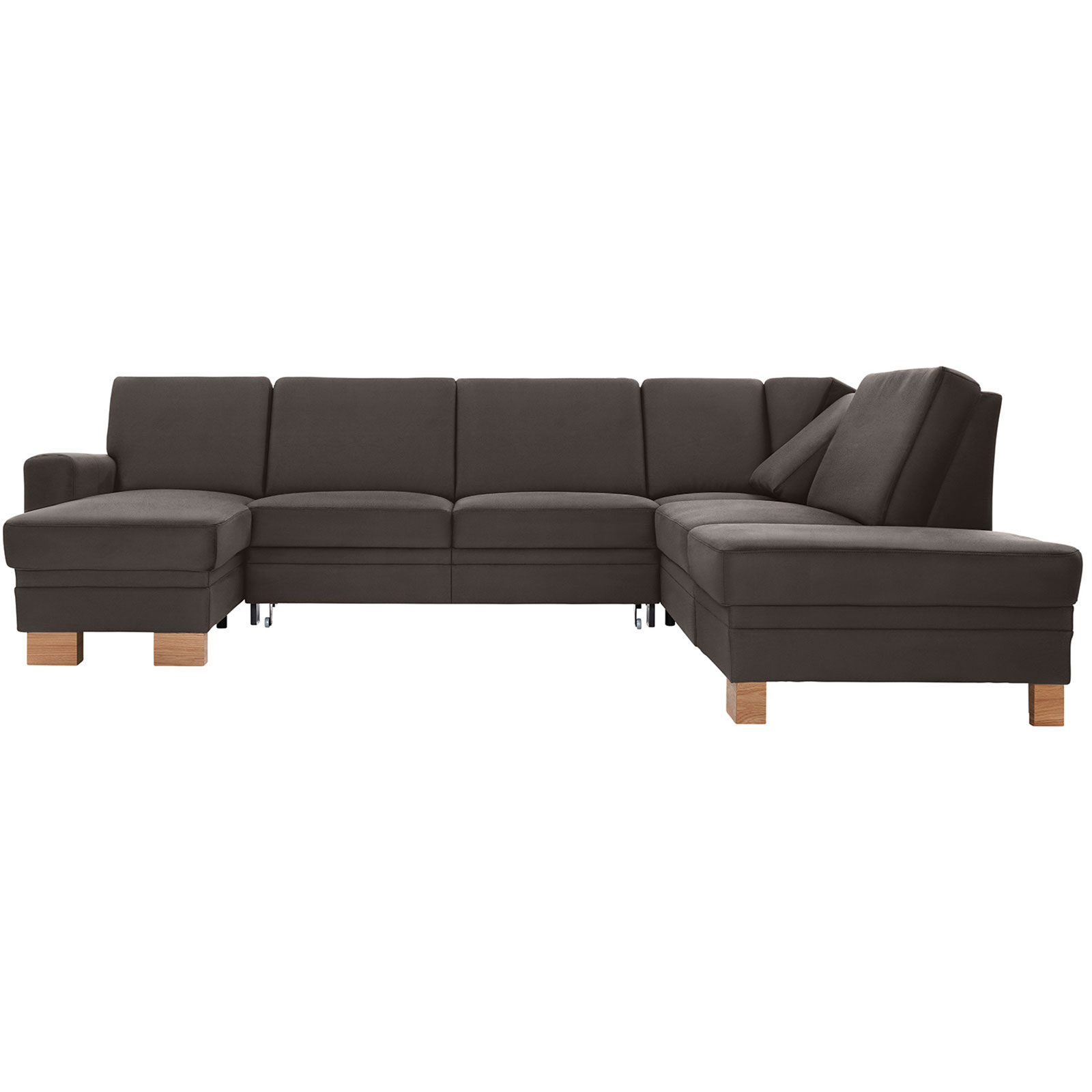 polsterpower Wohnlandschaft - Saddle anthrazit - Basismodell - links