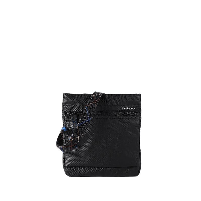 Sac bandoulière Leonce 21,5 cm Creased Black