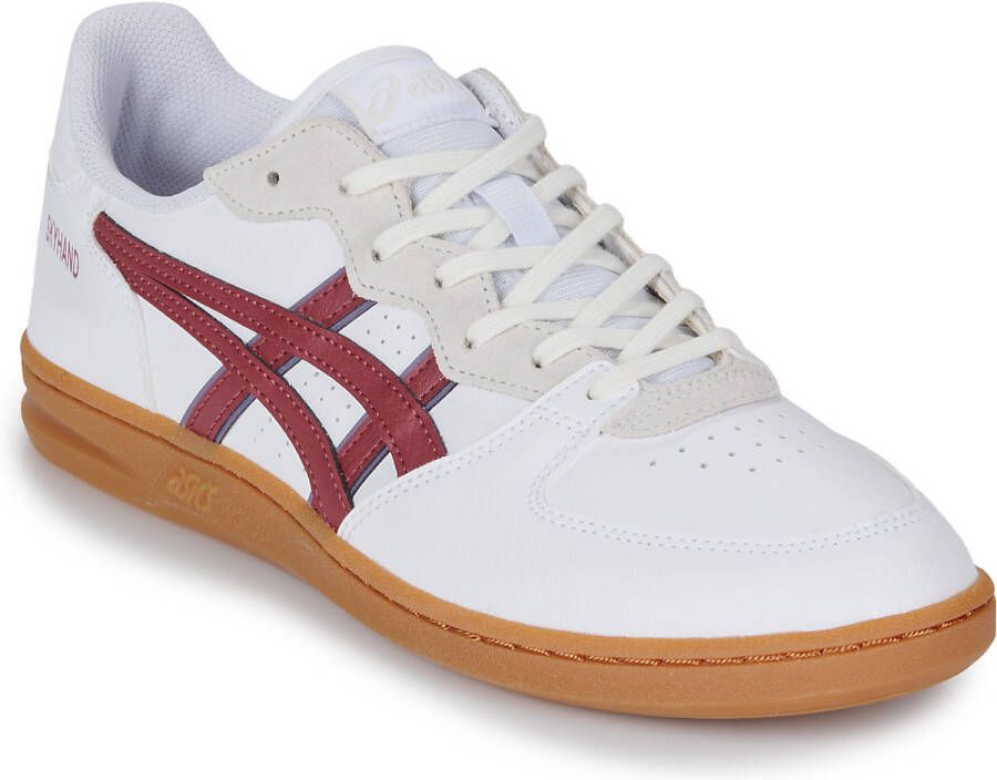 Asics Skyhand OG white brisket red Suede Unisex