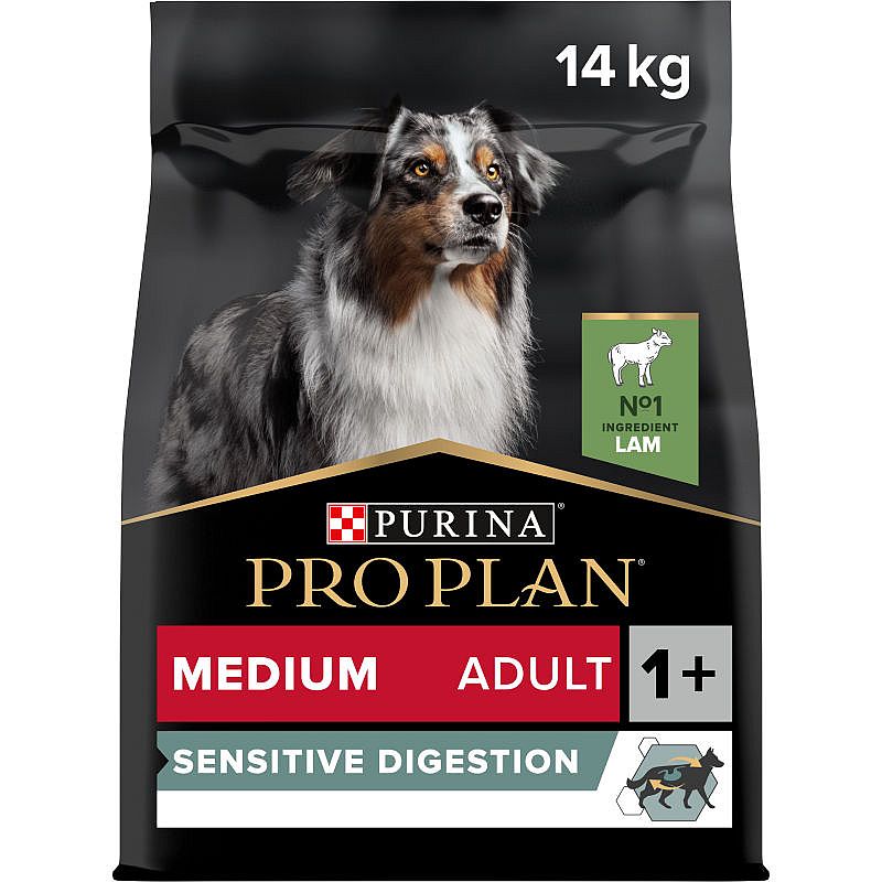 Purina Pro Plan Medium Adult Sensitive Digestion Hondenvoer Lam 14 kg | 12821