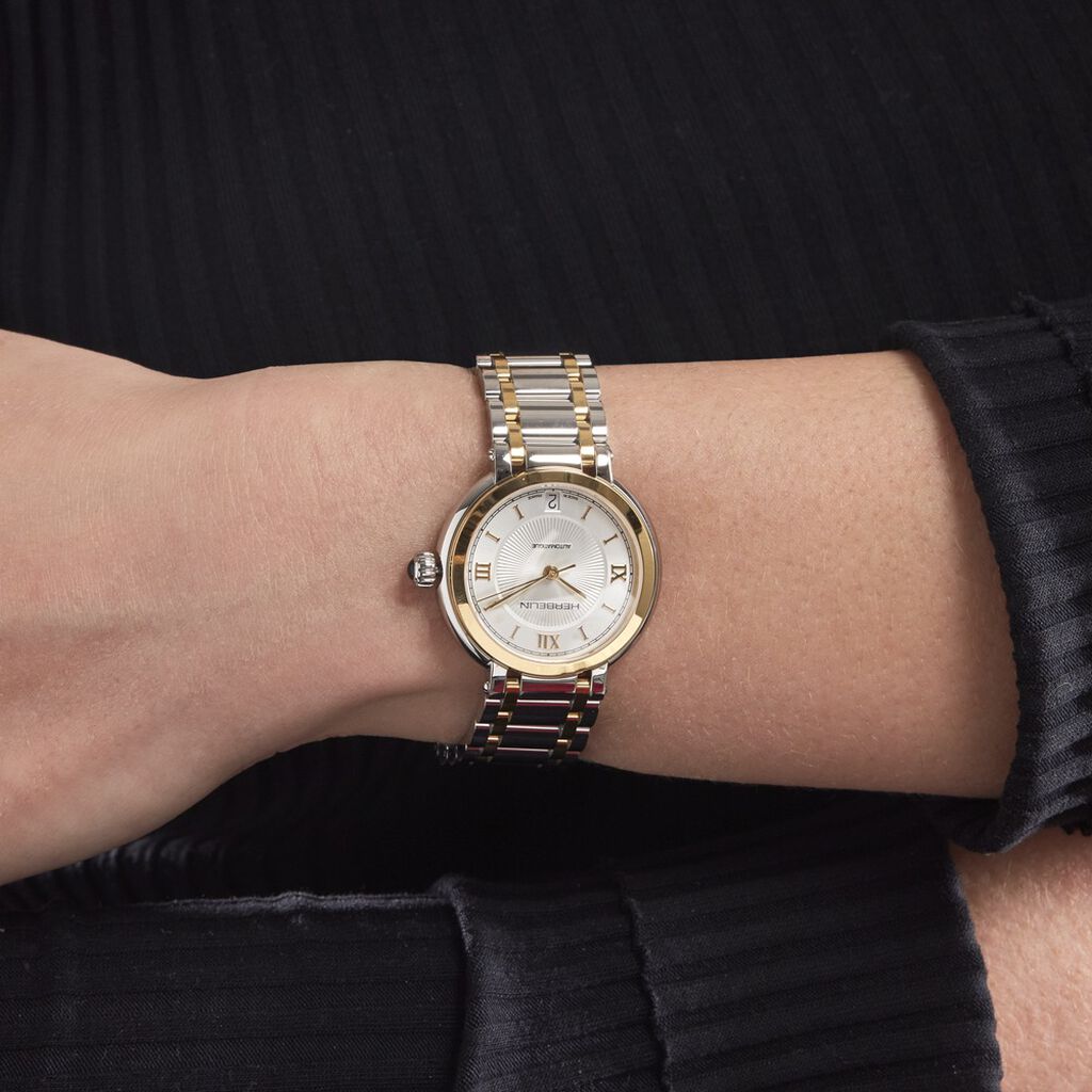 Montre Herbelin Galet Blanc