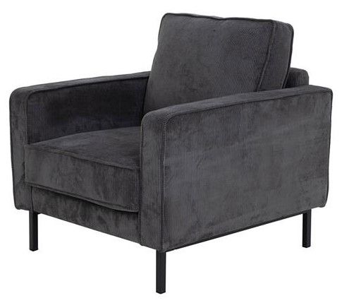 Fauteuil Dusty Grey Norwich B91 x D87 x H88 cm