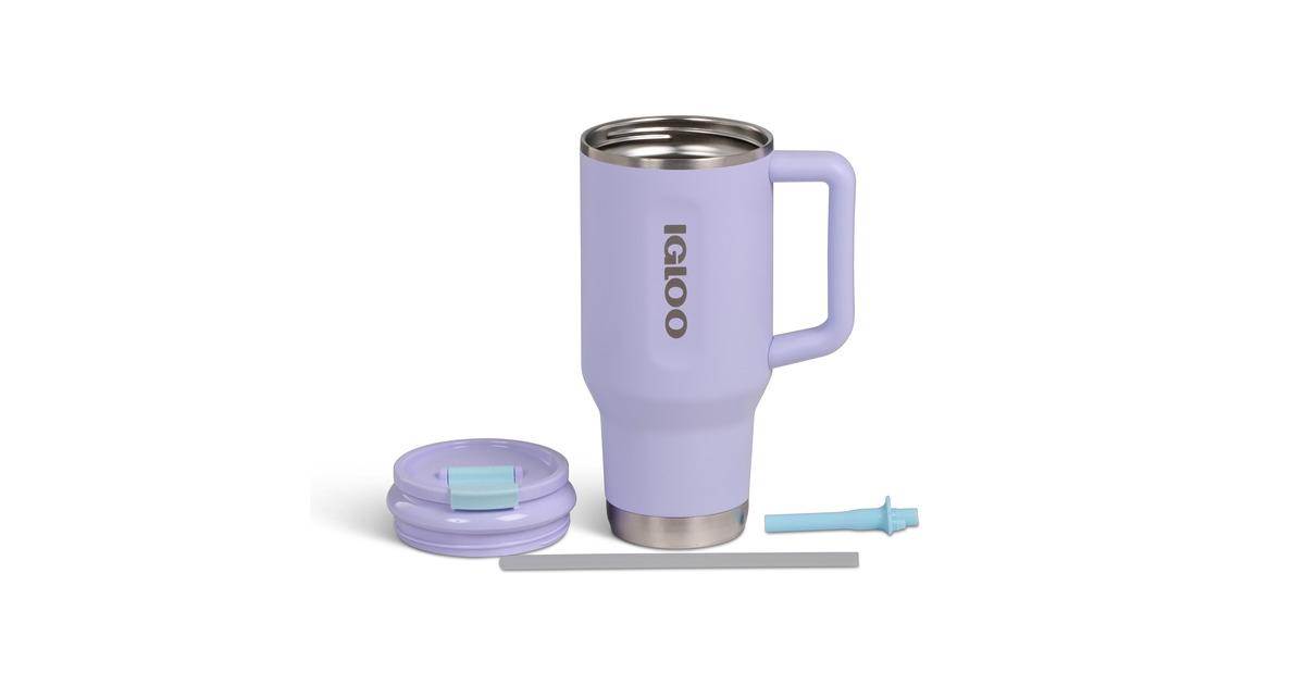 IglooFlip ‘n’ Sip Travel Mug 32 oz, 0,95 liter drinkfles  (Lila)