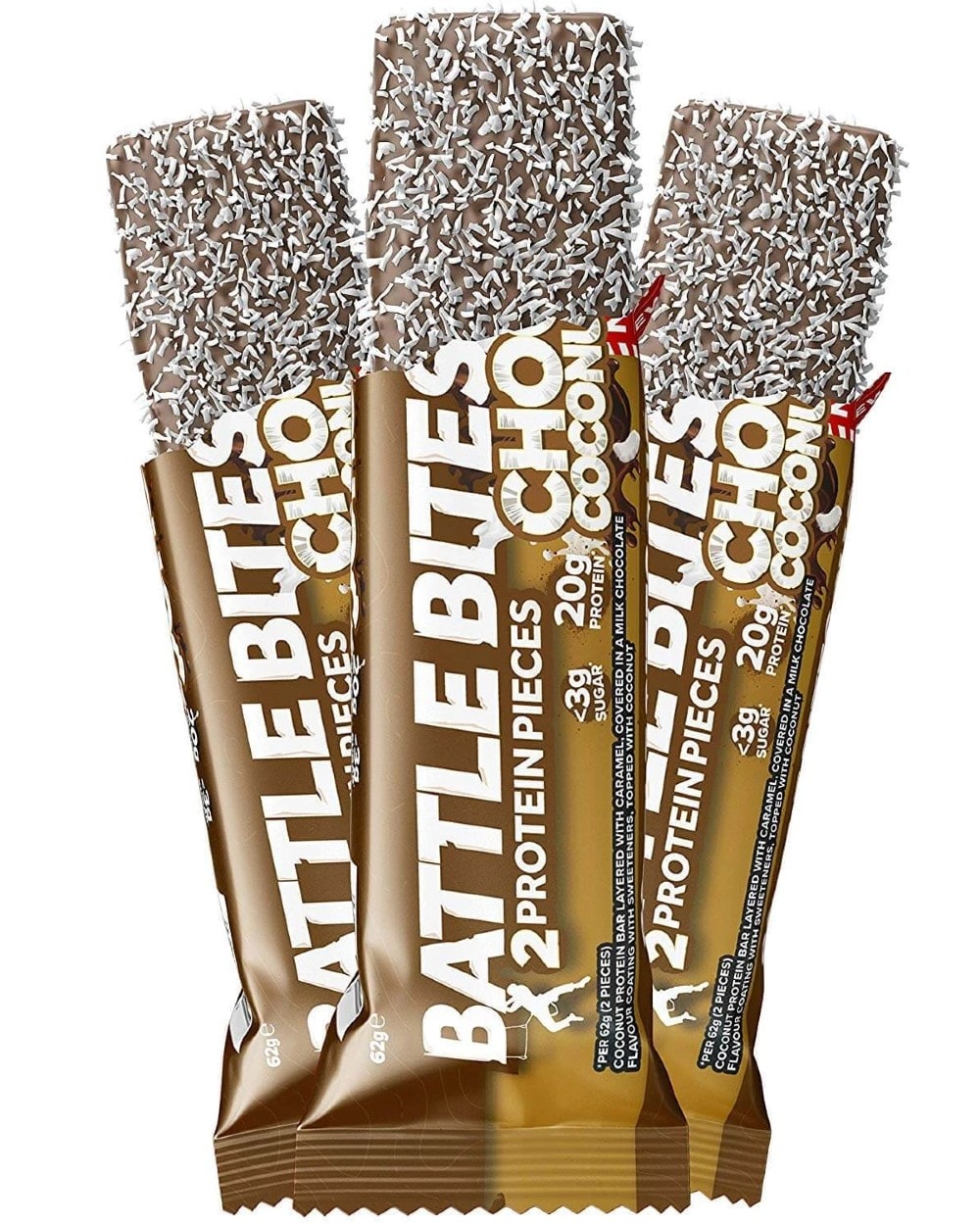 Battle Snacks Choc Coconut 12x62g