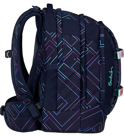 Satch Schulranzen - Packung - Purple Laser