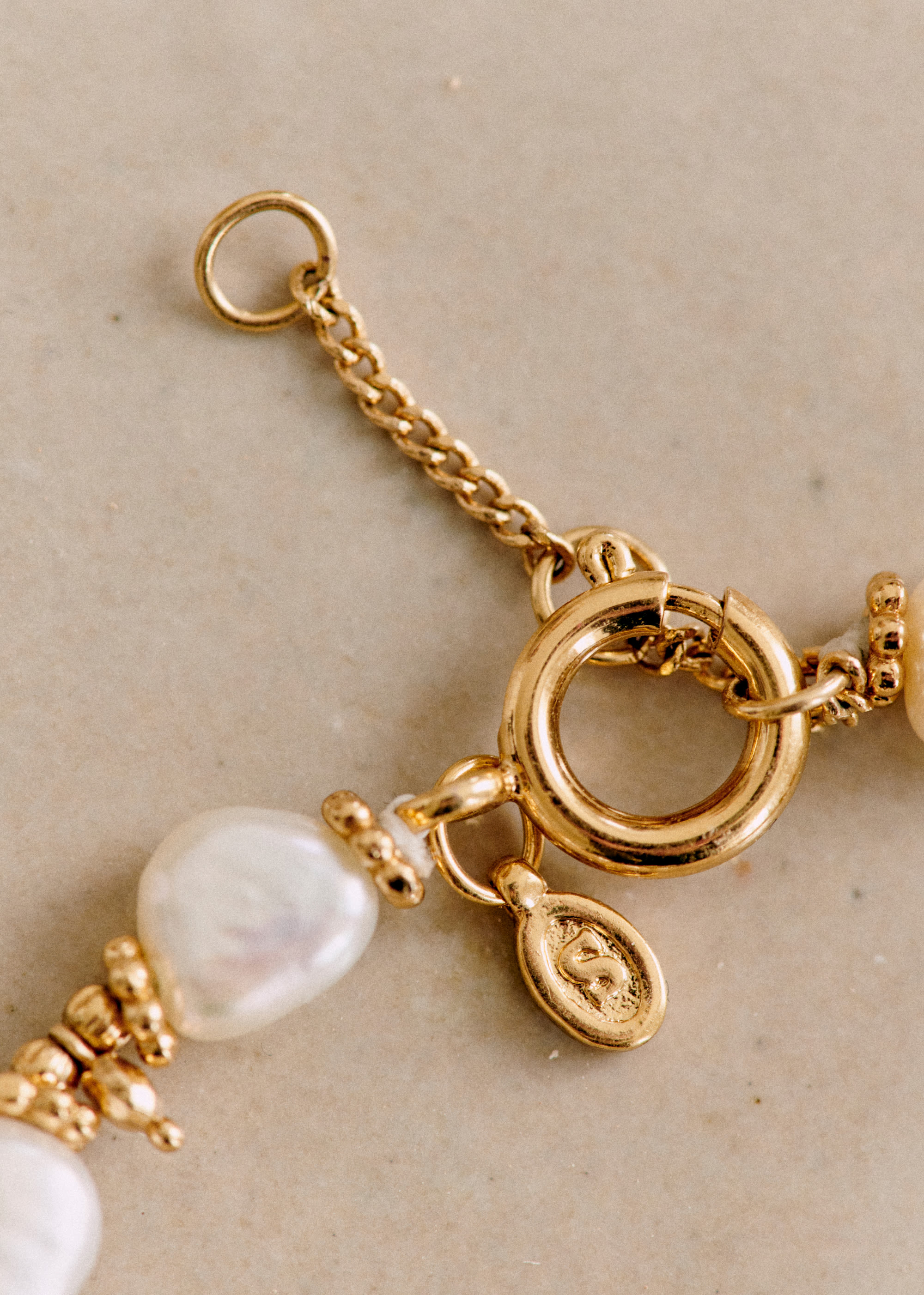 Bracelet Milo - Nacre doré - E-SHOP/BIJOUX Bracelets & Bagues 5905859