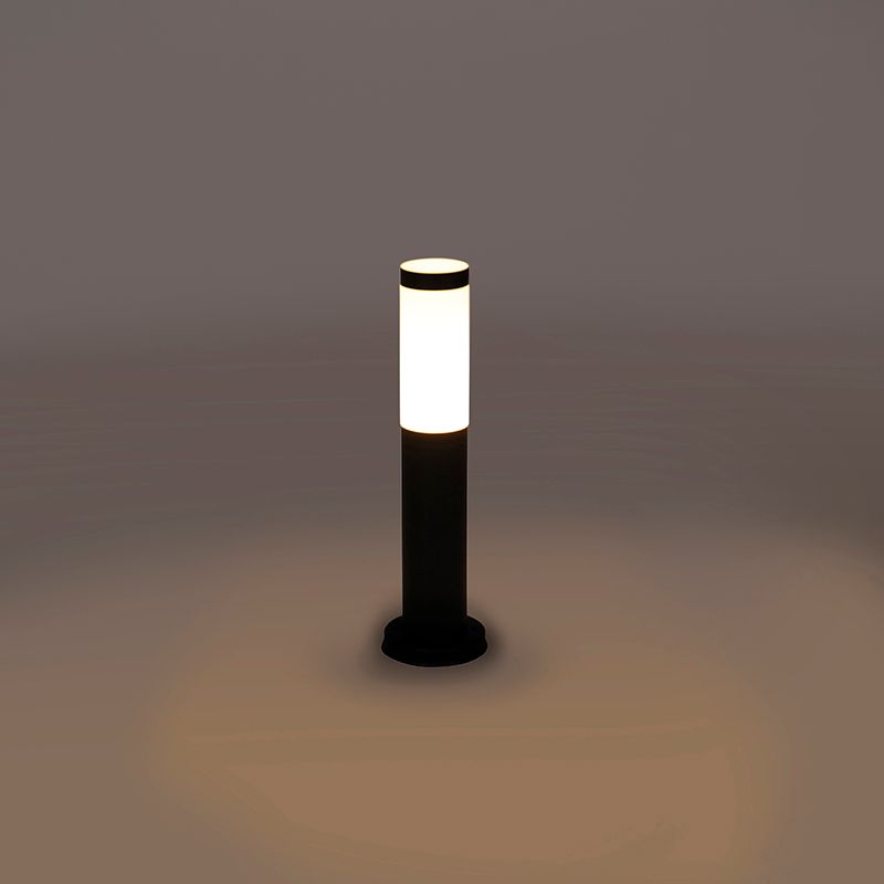 Smart buitenlamp paal antraciet 45 cm incl. Wifi P45 - Rox