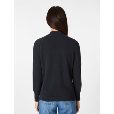 Damen-Strickpullover Baumwolle, Navy