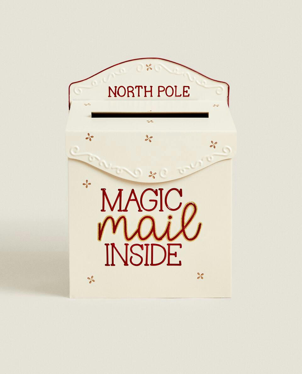 CAIXA DE CORREIO DE NATAL INFANTIL DO POLO NORTE