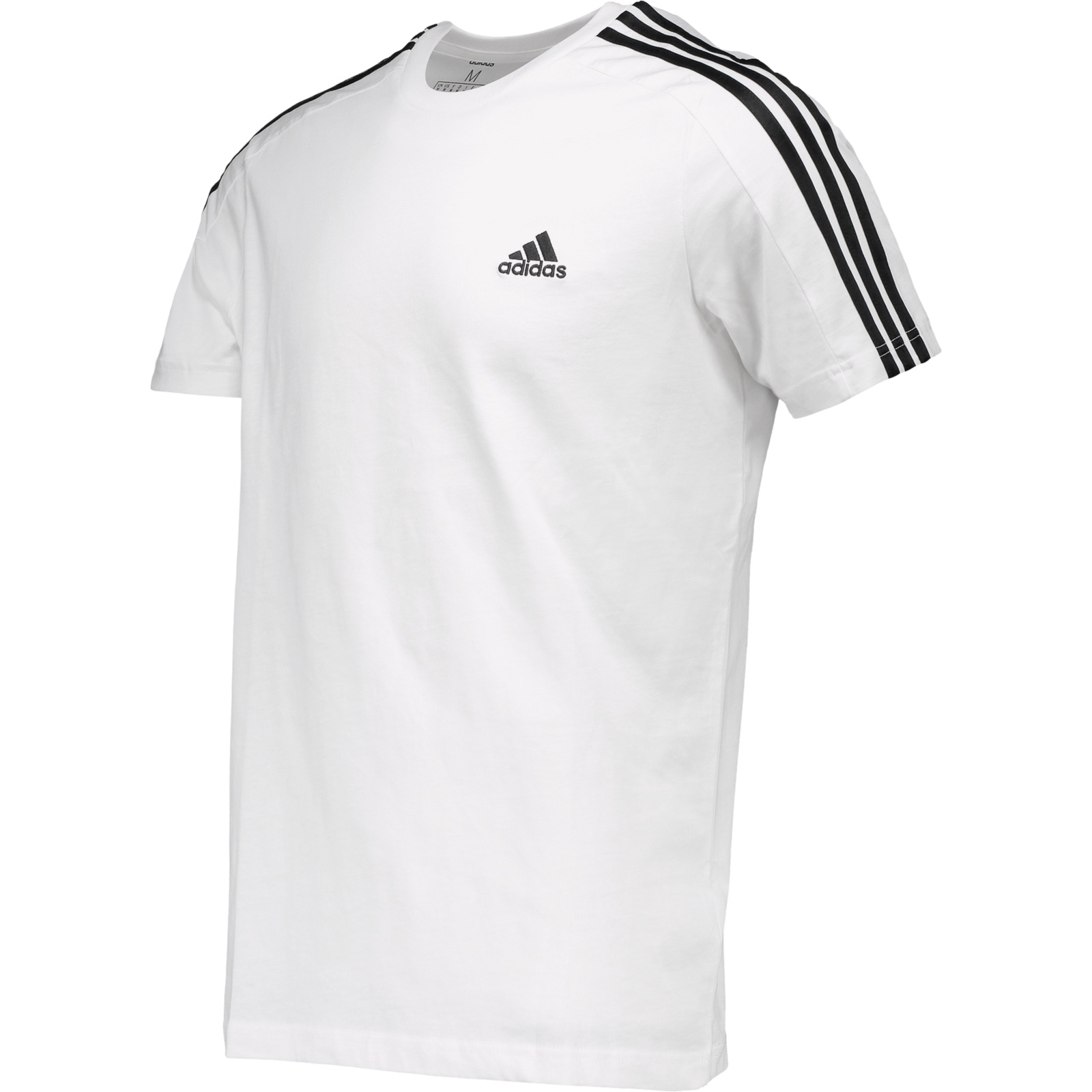 Adidas Herren-T-Shirt 3S SJ S, weiss
