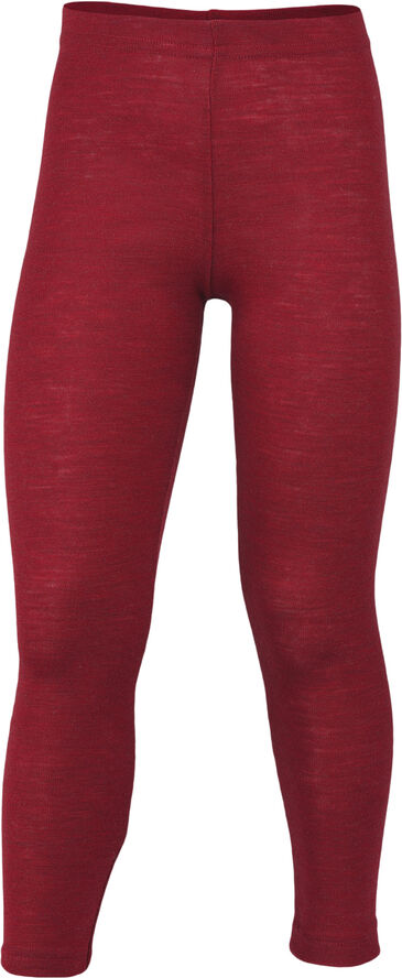 Engel Natur Children's leggings, IVN BEST - red mélange - 152 Rã¸d meleret