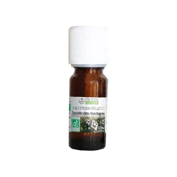 Óleo Essencial de Segurelha da Montanha Orgânica para Aromaterapia e Fitoterapia da Propos' Nature 10ml