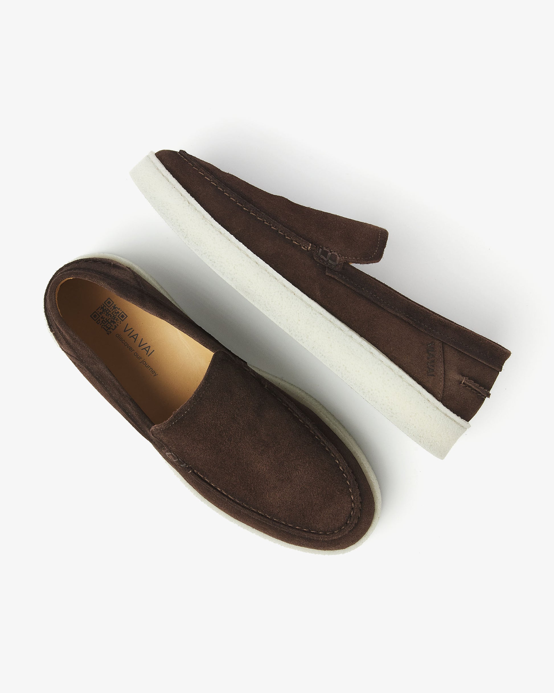 VIA VAI bruine heren loafers Zane Tyler