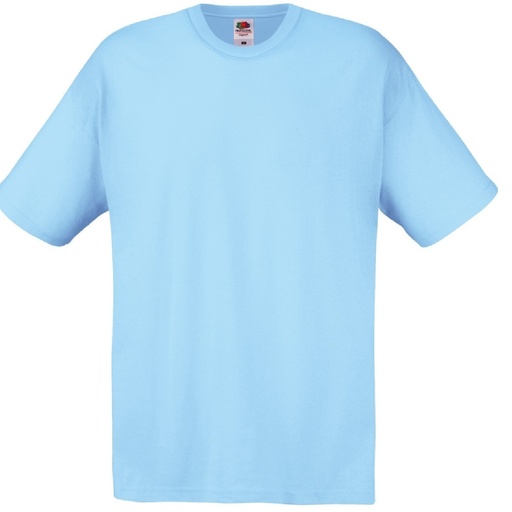 Camiseta básica de manga curta original Fruit of the Loom de alta qualidade