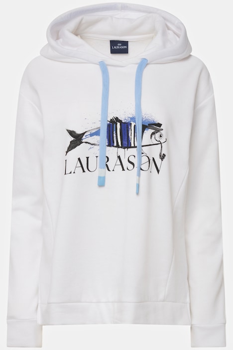 Hoodie, Fisch Motiv, Kapuze, Langarm