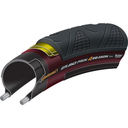 GRAND PRIX 4-SEASON Rennveloreifen  black  700x25C