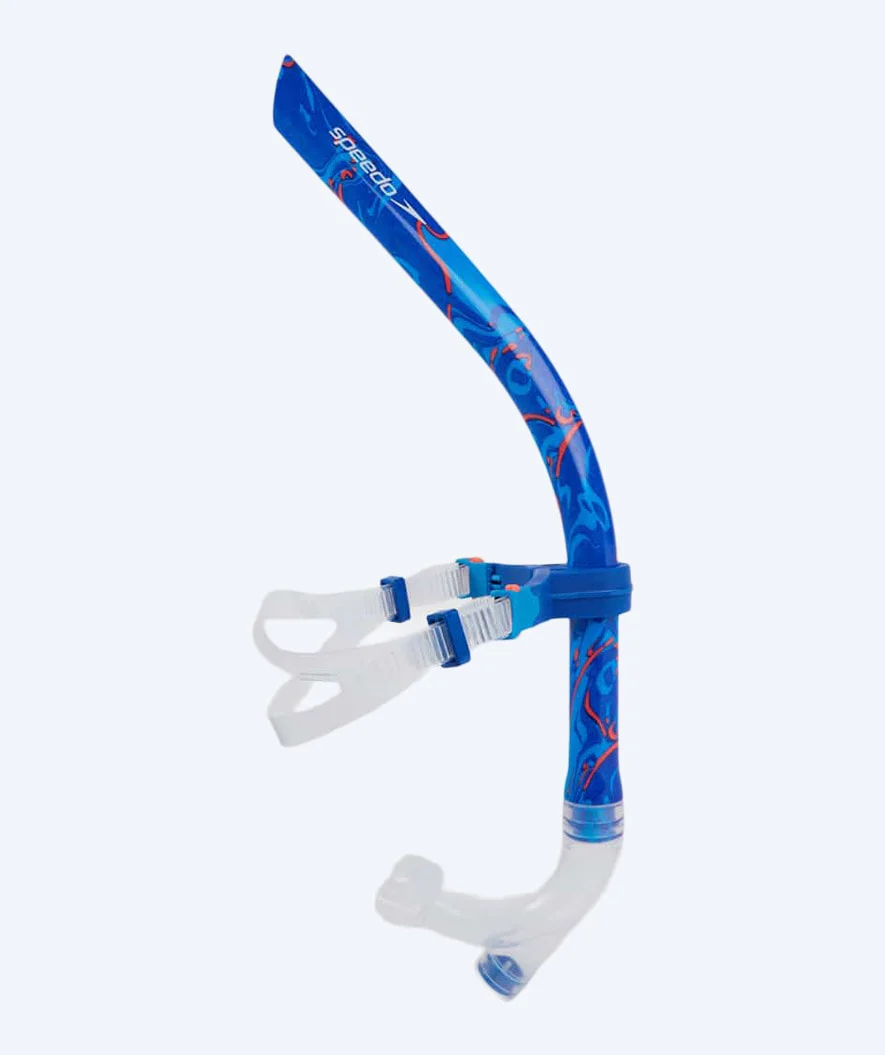 Speedo centersnorkel - Blå/orange