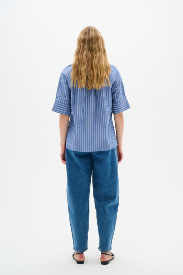 InWear MerlissaIW SS Shirt Blue stripes