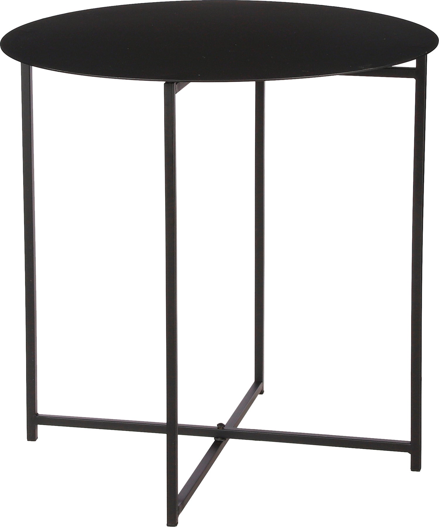 Mica Decorations bijzettafel Mikki zwart D 45 H 45 cm