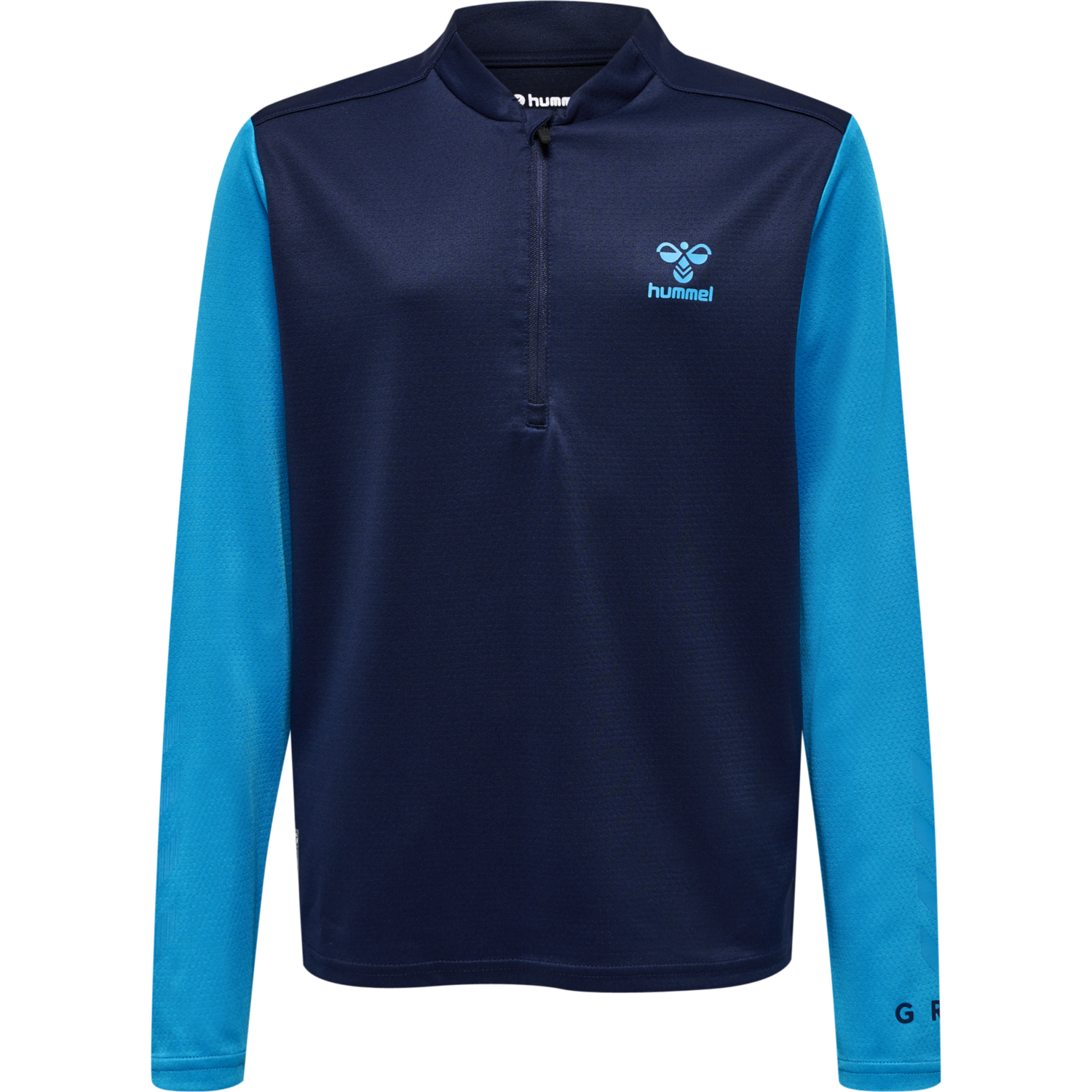 hmlONGRID 1/2 ZIP POLY SWEAT KIDS