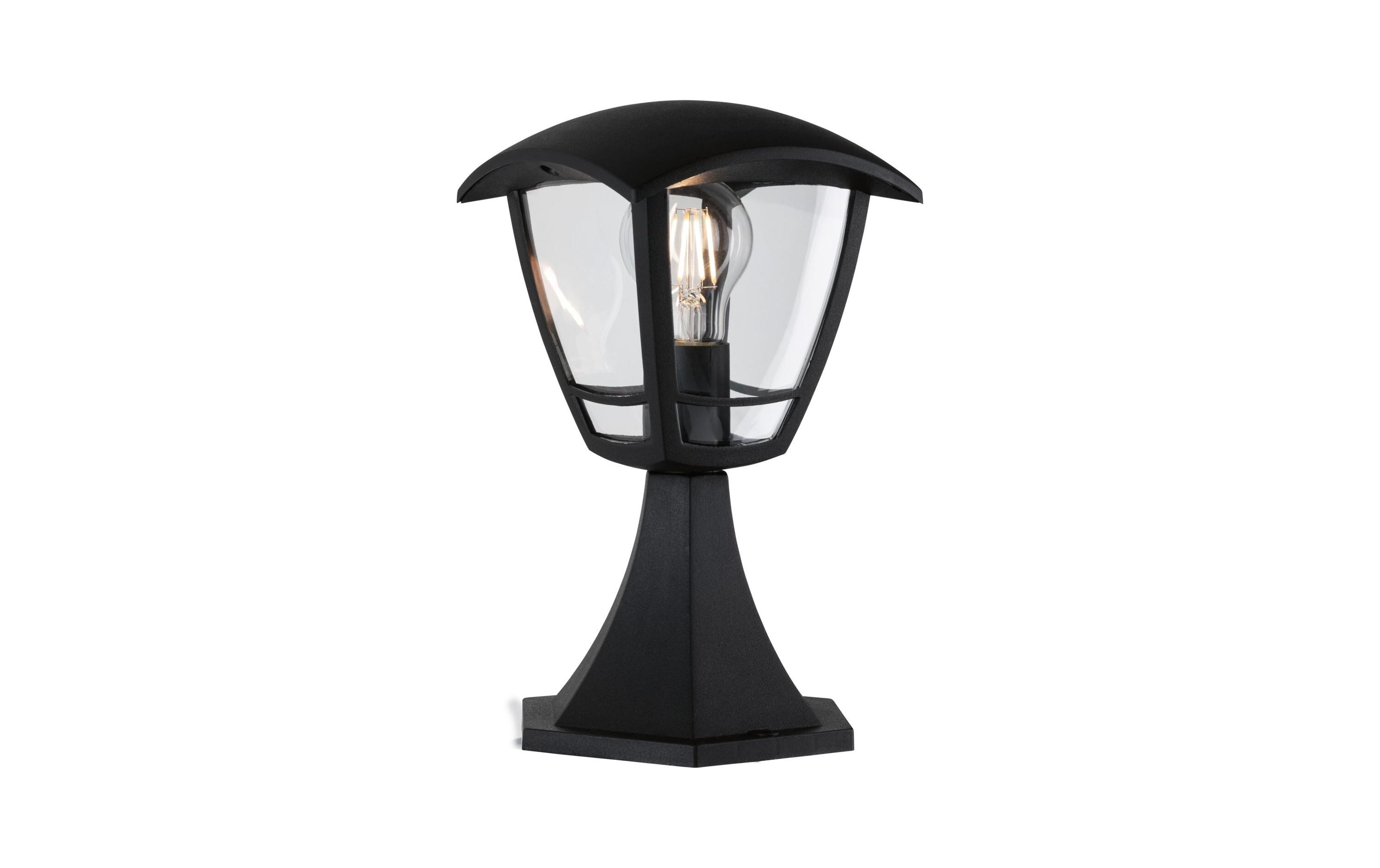 House Minipoller Classic curved 230 V, SchwarzPollerleuchte im klassischen Design