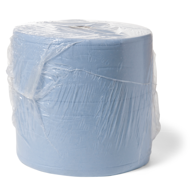 Poetspapier, 3-laags, 38cm, 380m, papier, blauw