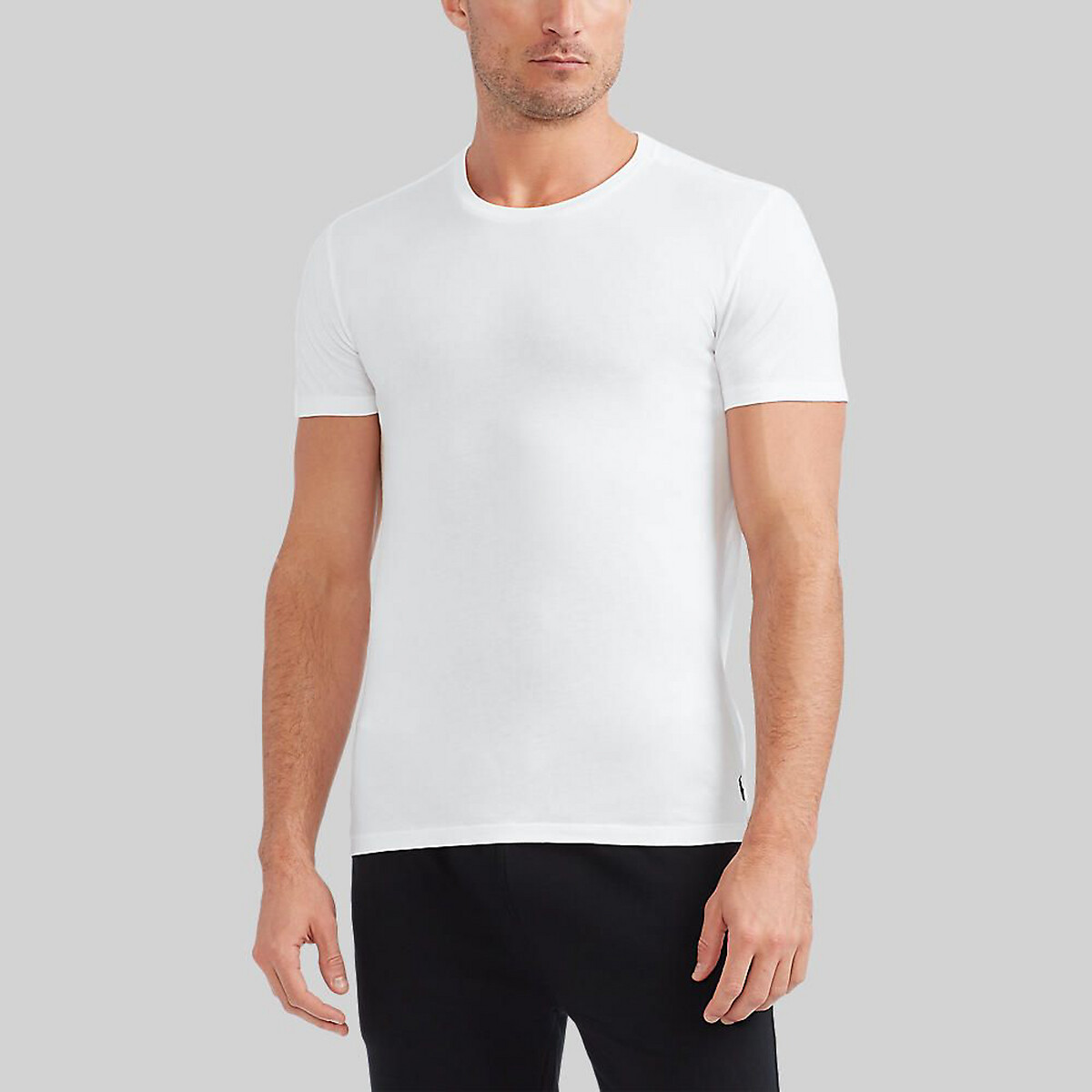 POLO RALPH LAUREN<br>Conjunto de 3 camisas ajustadas com gola redonda
