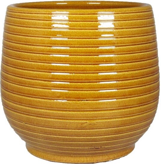 Bela Arte bloempot Ilse oker D 16 H 14 cm