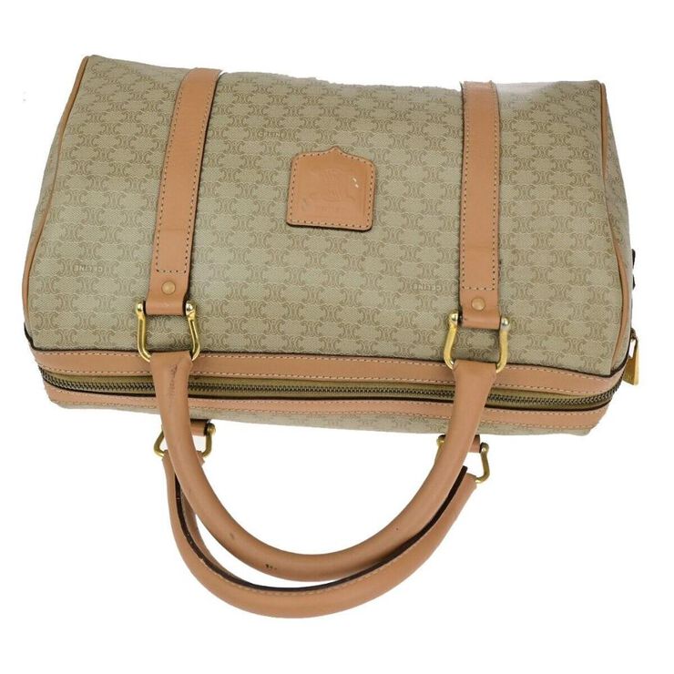 Celine Vintage Celine Travel Bag Beige