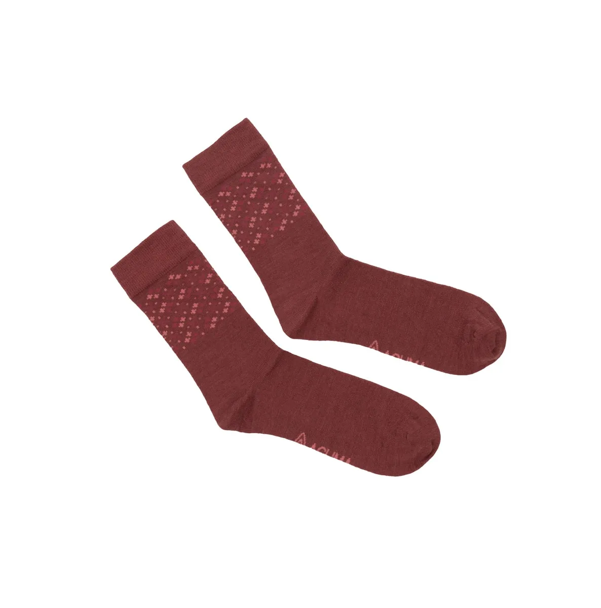 Aclima DesignWool Glitre Sock Glitre Rød