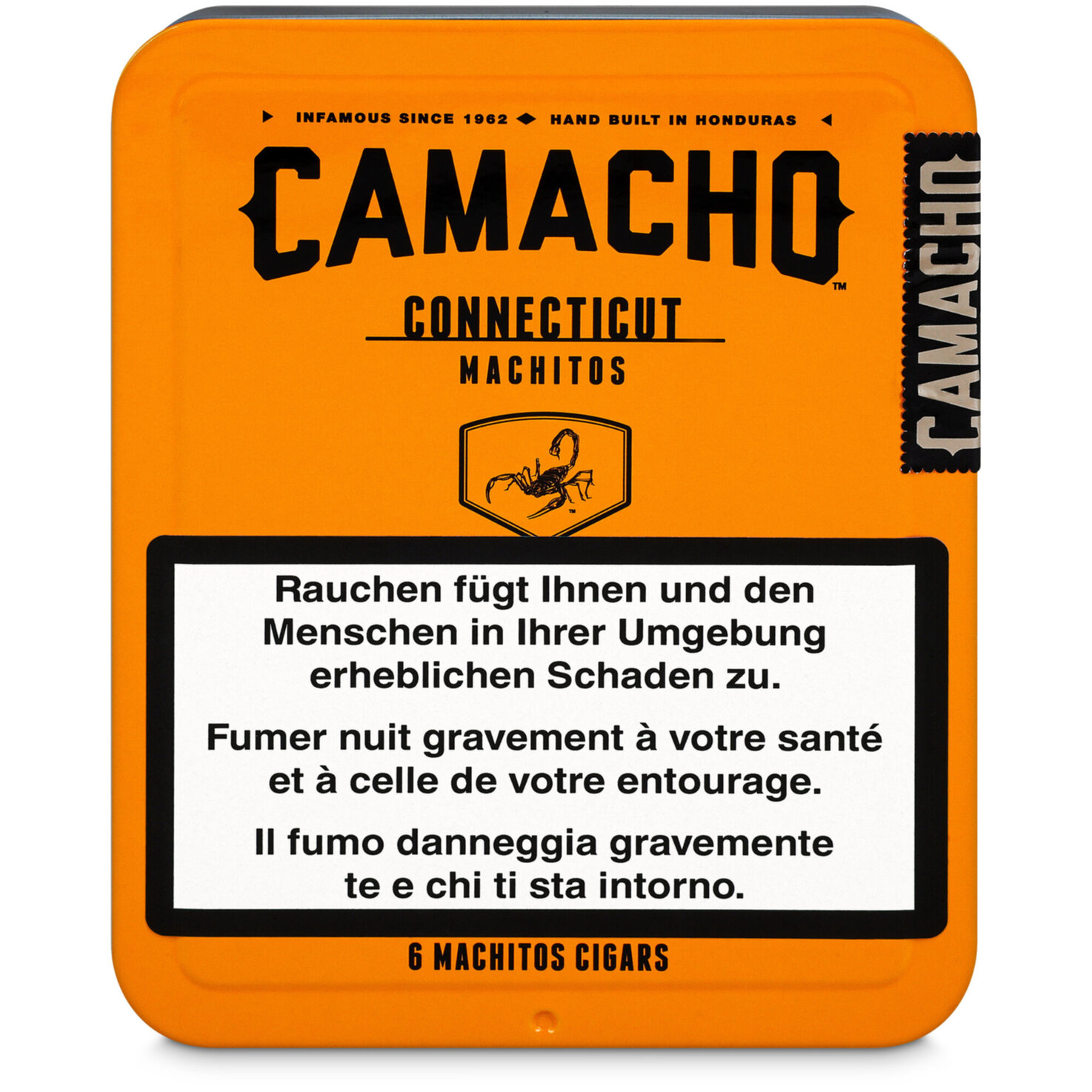 Camacho Connecticut Machitos Tin Ce 6'S