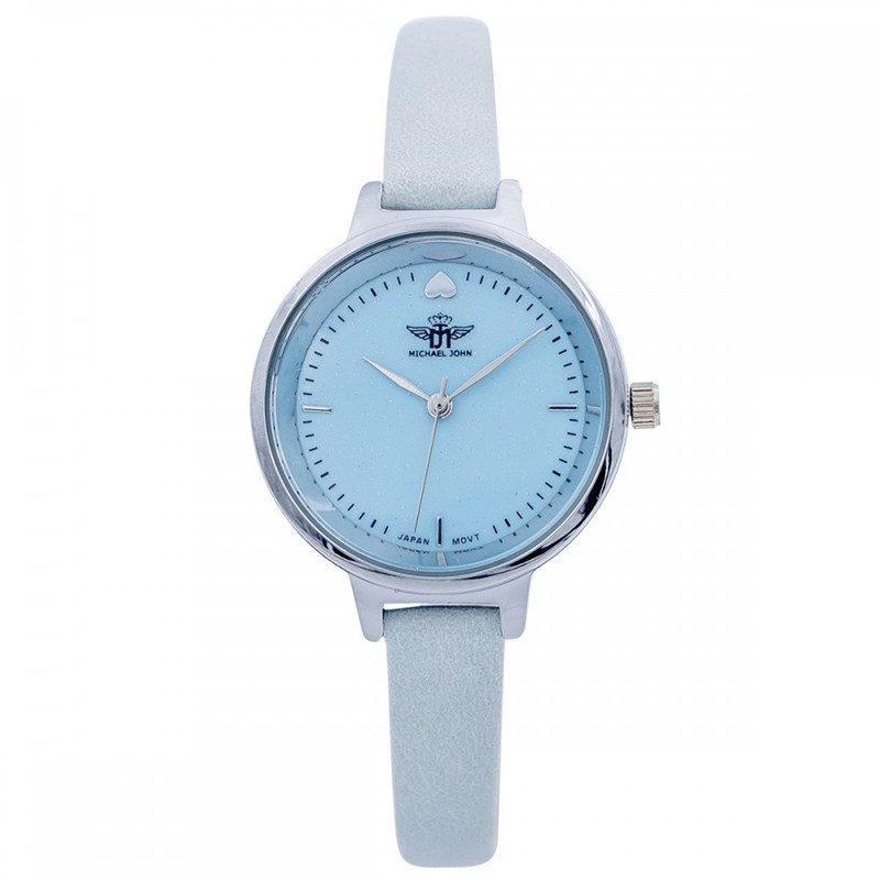 Montre Femme M. JOHN bracelet Cuir Bleu