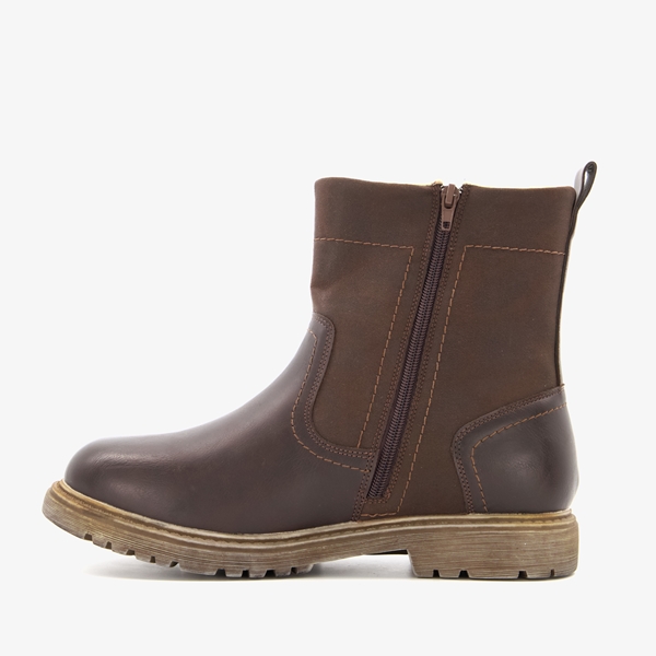 Blue Box gevoerde heren boots donkerbruin