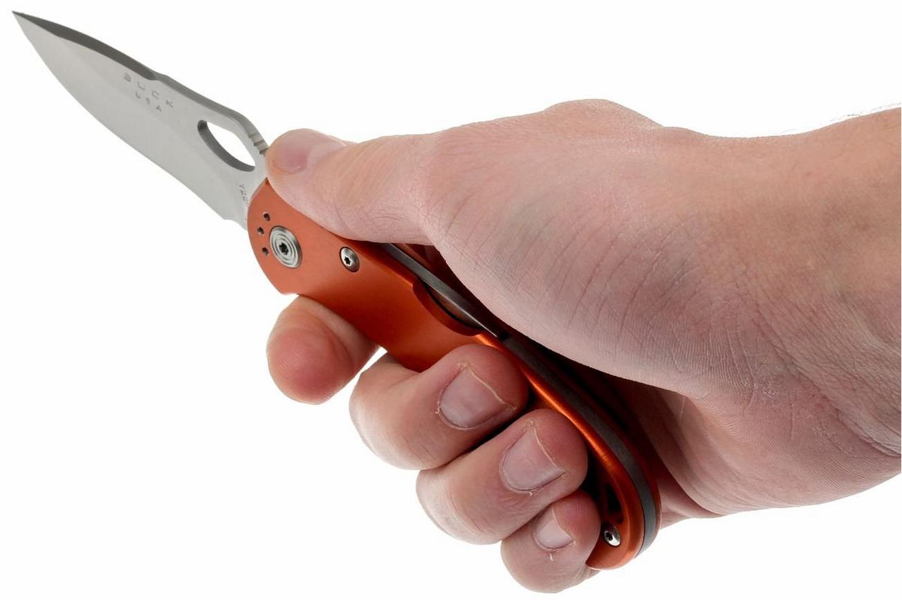 Buck 722 Spitfire 0722ORS1-B plain edge, oranje