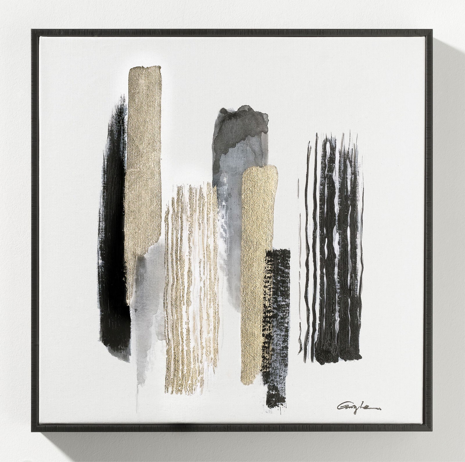 casaNOVA Bild STREIFEN II 40 x 40 cm
