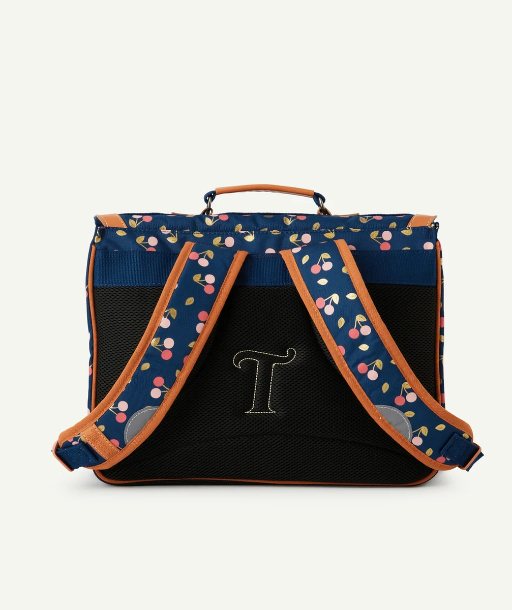 TANN'SLE CARTABLE ALEXA BLEU IMPRIMÉ CERISES