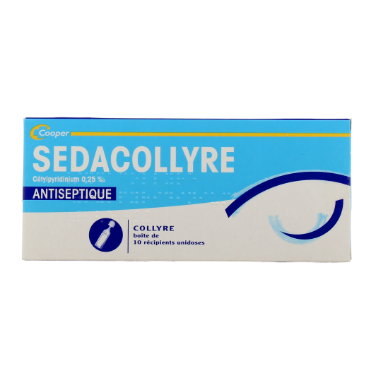 Sedacollyre Collyre Antiseptique