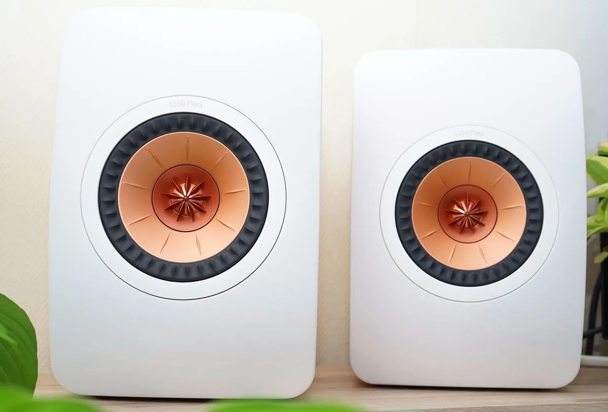 KEF LS50 Meta Blanc mat (la paire) Enceintes bibliothèque