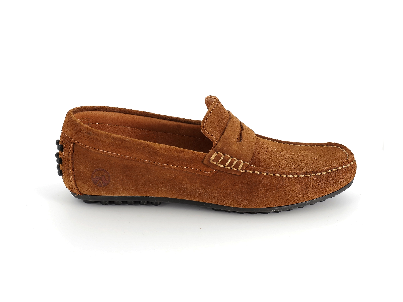 Les mocassins du sud-BAHAMA Daim Marron Foncé