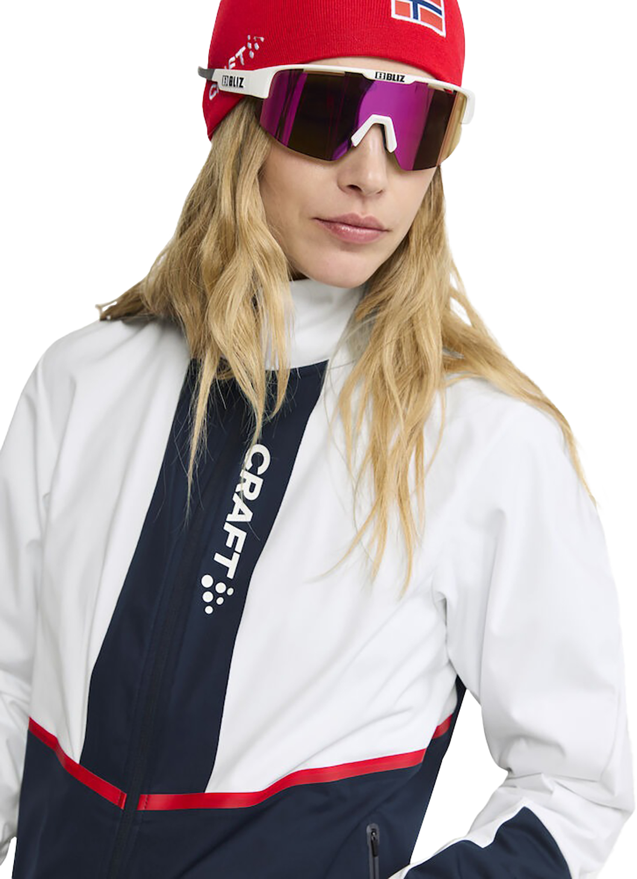 NOR Pro Nordic Race Jacket Dame Blaze/White
