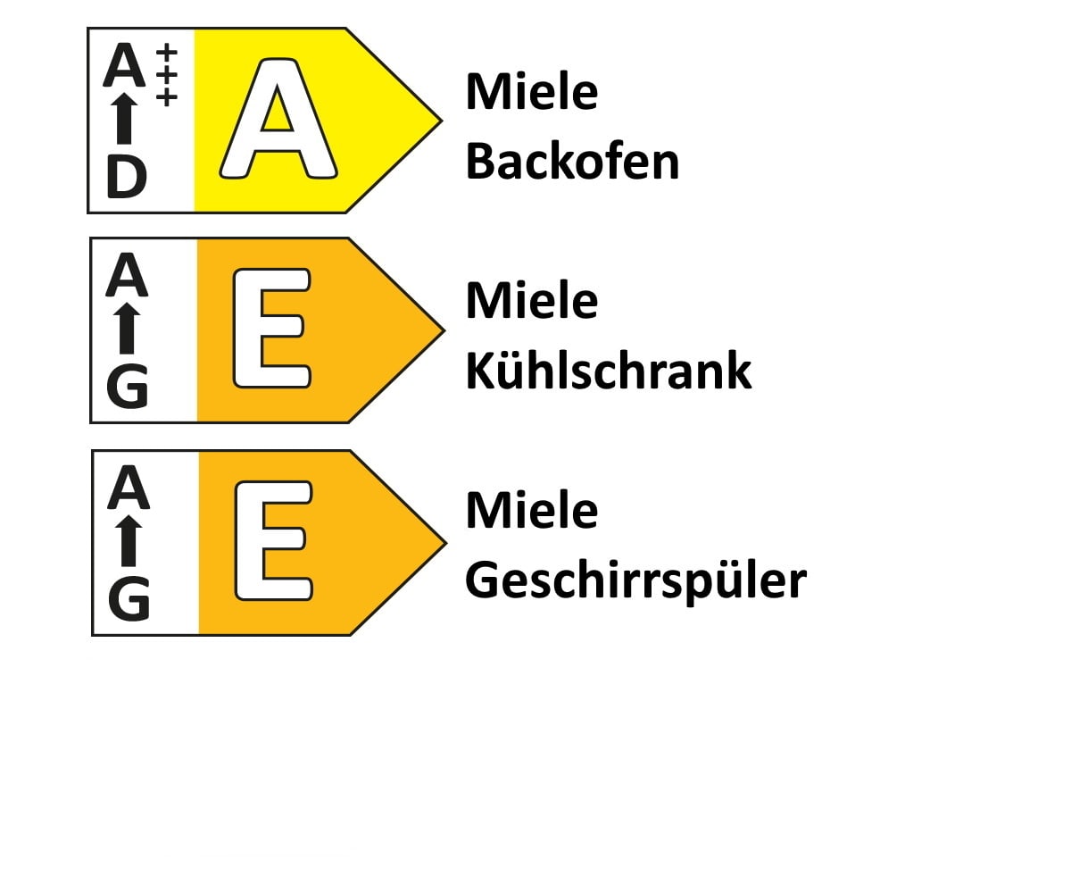 Einbauküche Felde, schiefergrau, inkl. Bosch Elektrogeräte