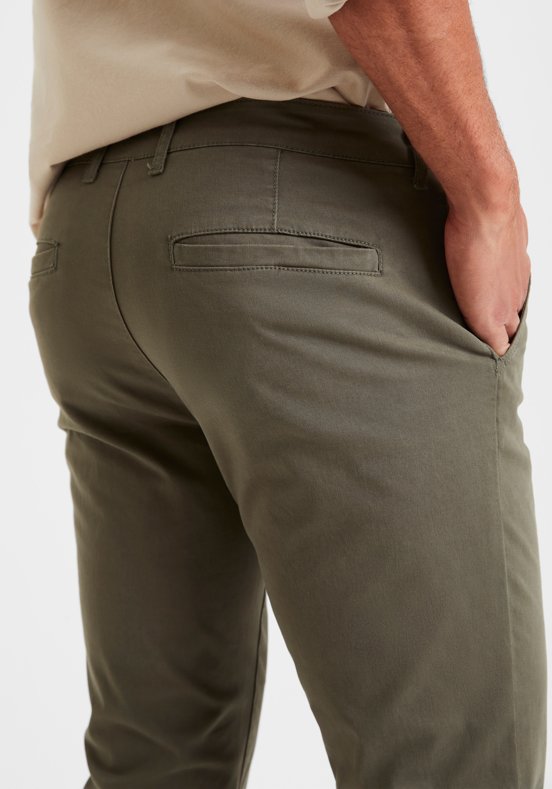 H.I.S Chinohose »regular-fit«  lange Hose, aus elastischer Baumwoll-Qualität