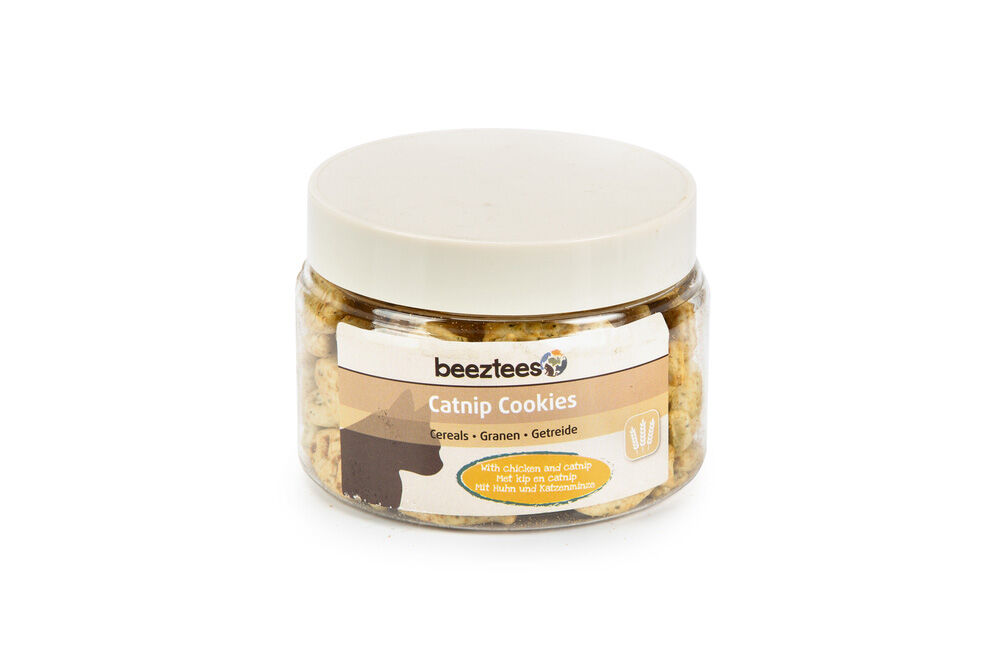 Beeztees Catnip Cookies Granen - Kattensnack - 55 Gram - kip