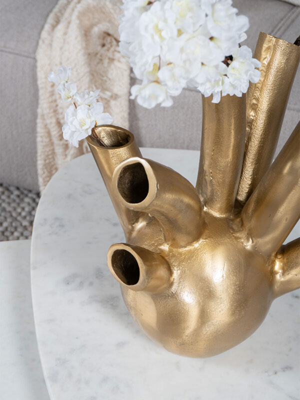 Tulpenvaas goud medium