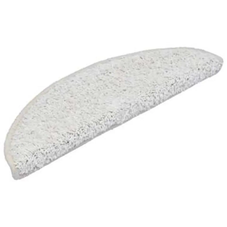 vidaXL - Tapijt Traptrede - Wit - Polypropyleen