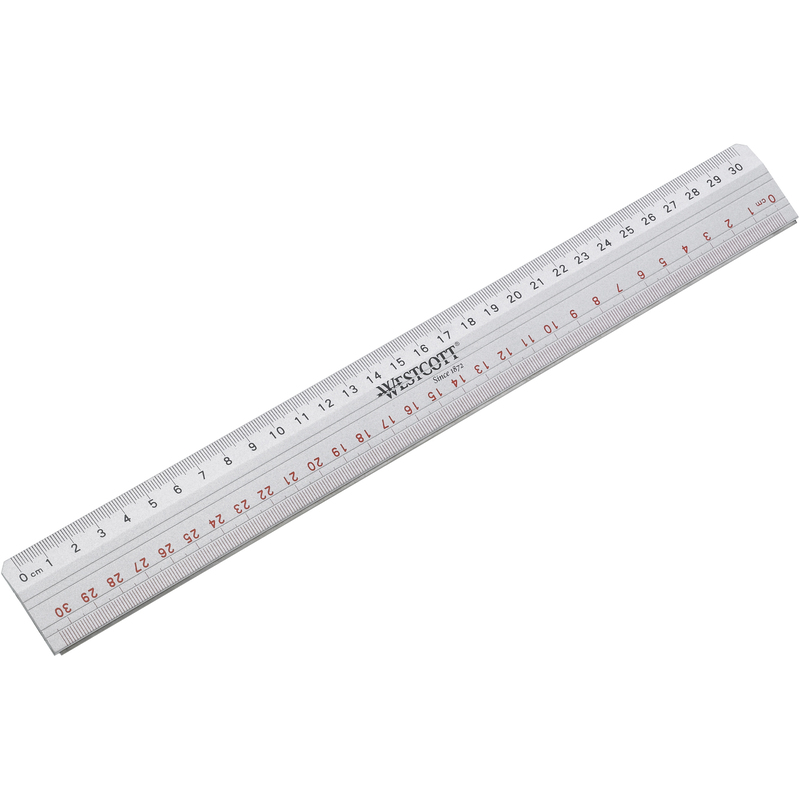Westcott Metallmassstab E-101120, 30 cm