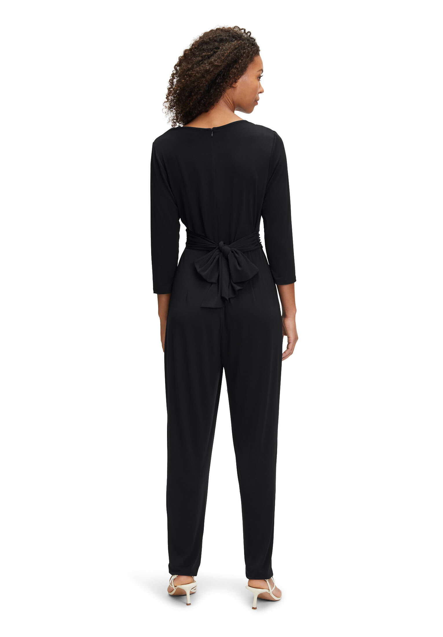 Vera Mont| Damen Jumpsuit mit Bindegürtel