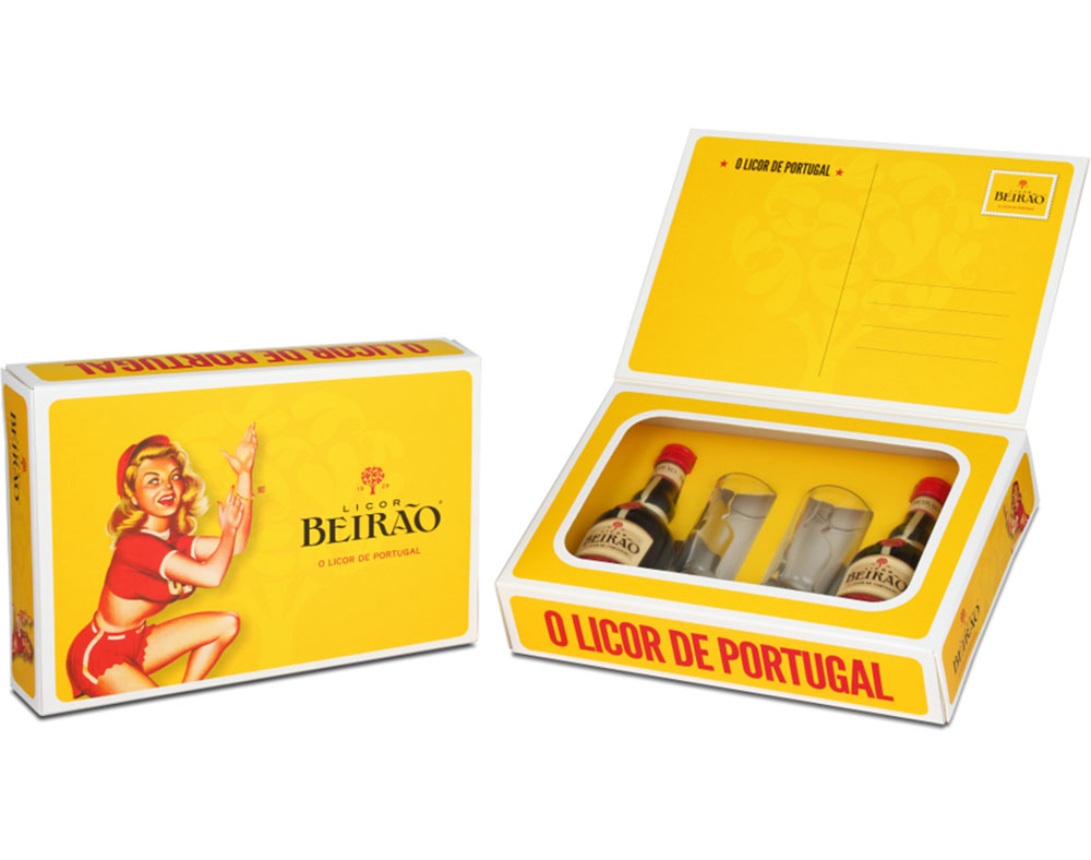 LICOR BEIRÃO   2 COPOS SHOT 2X0.05L